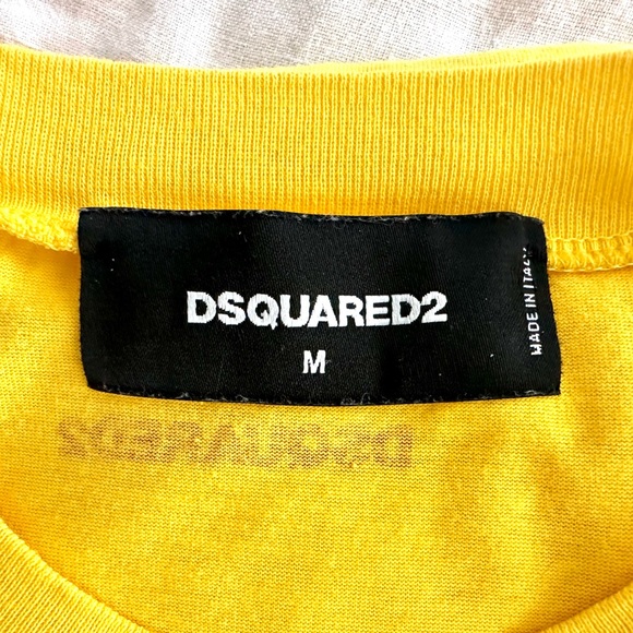 Dsquared2 Bad Scout t-shirt, Basic yellow, limited edition, Women’s size Medium - Picture 6 of 8